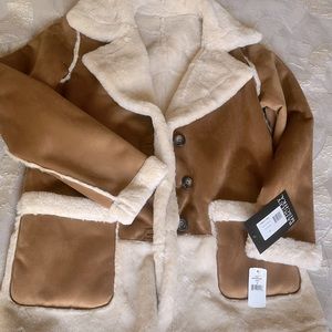 COPY - Badgley Mischka Peace Reversible Faux Shearling Jacket